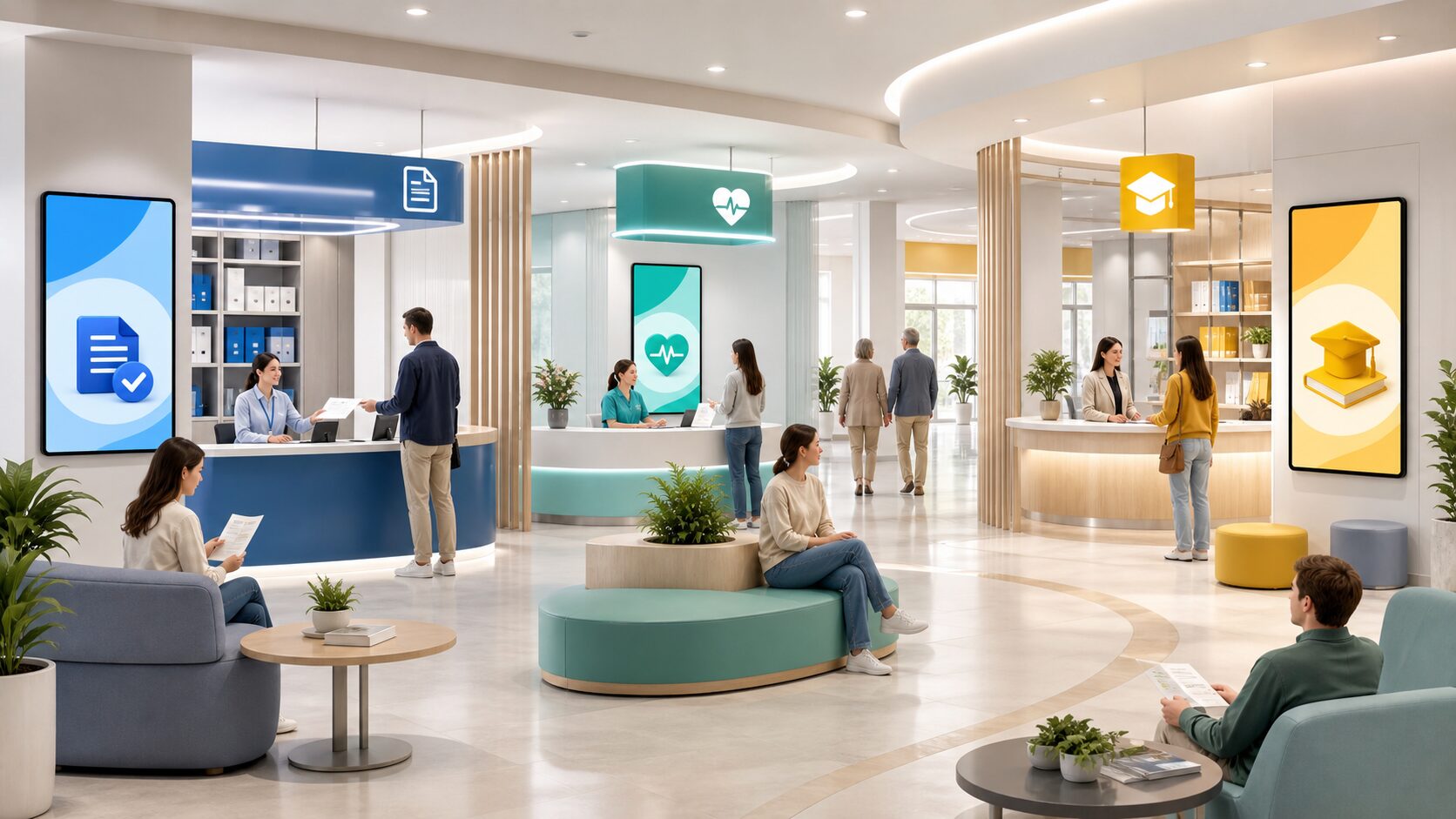 Indoor-реклама в учреждениях Екатеринбурга